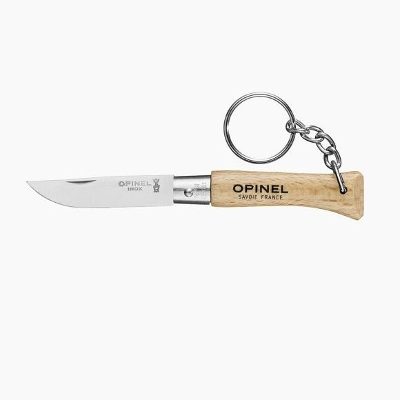 Nóż Składany OPINEL INOX N°4 Natural Brelok (000081)